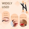 50PCS Disposable Eyeshadow Applicators,Sponge Tips Eye Shadow Applicator Sticks Double