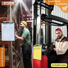 Small Aluminum Magnetic Clipboard A5 Metal Strong Fixed Magnet Memo Message Clip Board Stainless Hangable w/Pen Holder Half Letter 6 x 9 for Office Forklift Factory Workshops Supplies (Red, A5)