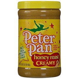 Peter Pan Honey Roast Creamy Peanut Butter 16.3 oz. (Pack of 2)