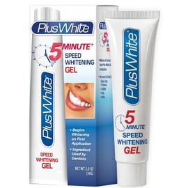 PLUS WHITE - Gel Blanqueador Dental Rápido y Seguro para Esmalte - Resultados Visibles en Minutos - Uso en Casa - 56 g (2 oz)