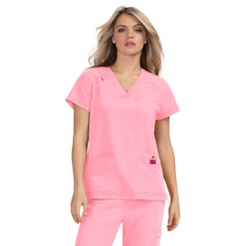 KOI Betsey Johnson B101 Women's Freesia Top Sweet Pink XXS