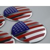 4X 56.5mm=2.24 inches American Flag Wheel Hub Center Cap Emblem