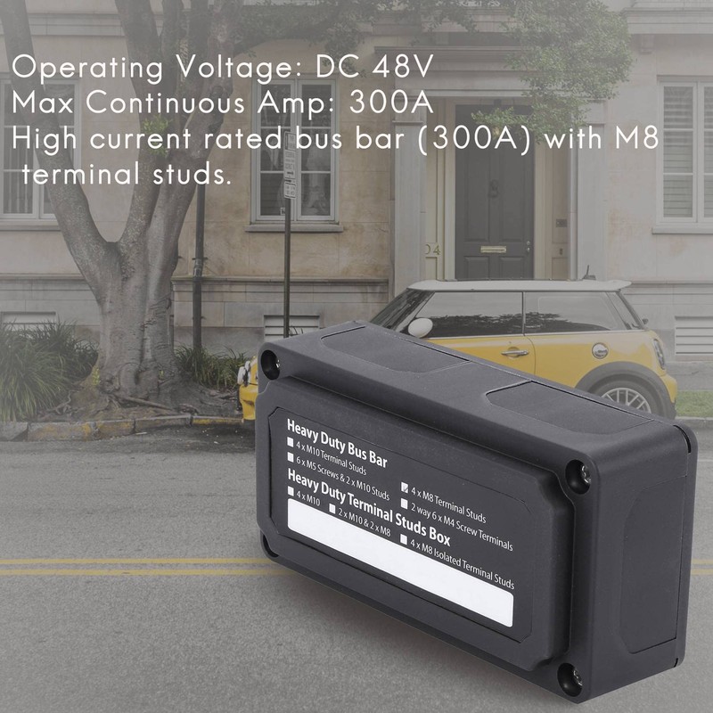 Ticarus 300 A High Performance Design Distribution Block Bus Bar