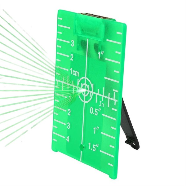Laser Level Target Plate Double Scale Cross Line Laser Level