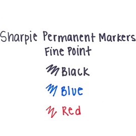 12 x Sharpie Retractable Permanent Markers | Fine Point | Business Colours Black, Blue & Red [ASIA IMPORT]