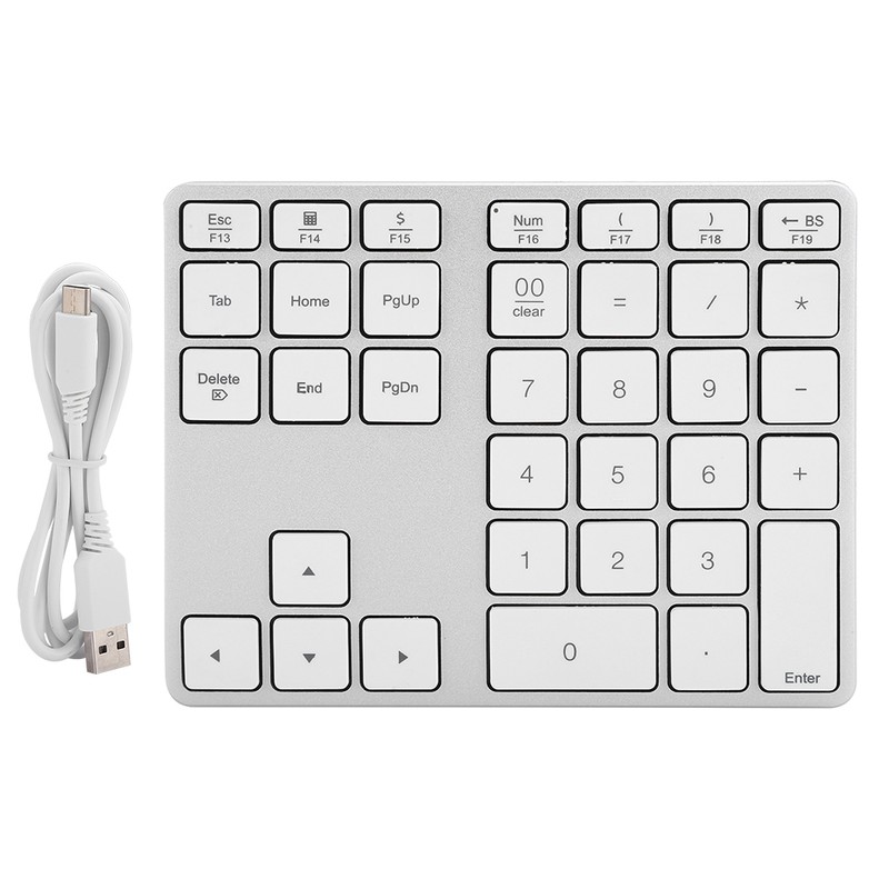Mini Numeric Keyboard for Bluetooth 3.0 Aluminum Alloy Built In