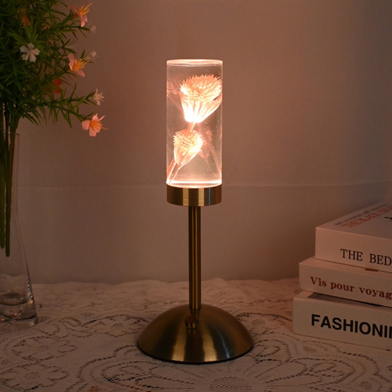Aeon Flower Acrylic Table Lamp Bedroom Bedside Lamp Ambience Decorative