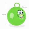 Relaxdays Pallone Rimbalzante, Palla per Saltare, Skippy Ball, Bambini, Ø