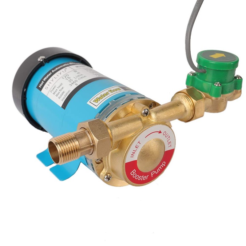 SHYLIYU 115V/60HZ 120W 3/4 inch Outlet Home Water Pressure Booster