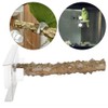 20CM Pet Bird Shower Standing Rod Parrots Outdoor Portable Wood