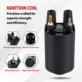 Ignition Coil for for Onan P218G P220 P224G Engine Models BF BFA BG BGA BGE B43E B43G B43M B48G Replace OEM 166-0772 166-0804 541-0522