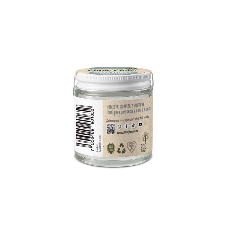 Crema Humectante Natural Aroma a Coco para Cara y Cuerpo