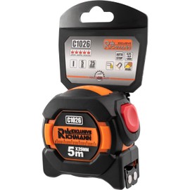 RICHMANN Tape Measure Tape Measure Tape Measure Roll Meter 3 m 5 m 8 m Magnetic Nylon Tape Measure Auto Stop Class 1 (5 m / 25 mm)