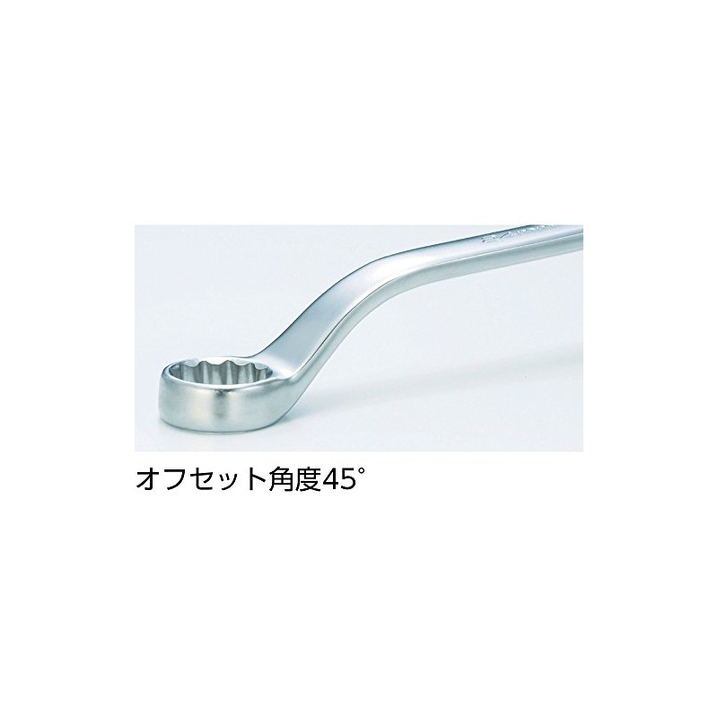 TRUSCO 45° Double Ended Glasses Wrench 19X24mm TRM-1924