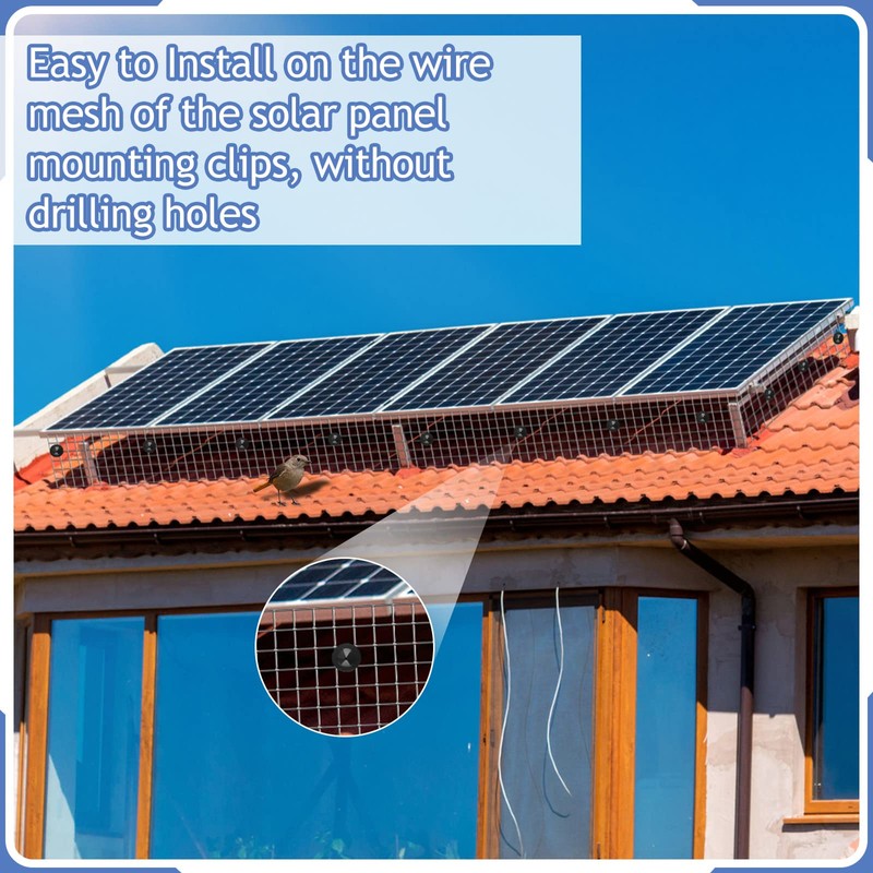 Photect Solar Panel Guard Clips Animal Guard Fastener Clips Solar