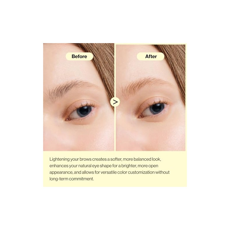 Kit Decoloración Cejas Solo Uso Entropy Makeup Aclaración Rápida Sencilla