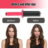 VINGVO Curly Hair Brush, 2PCS Portable Curling Roll Comb, Professional