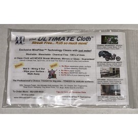 Ultimate Cloth THE ULTIMATE CLOTH MiraFiber STREAK LINT DUST FREE! NO Scratches Cleans w/ Water