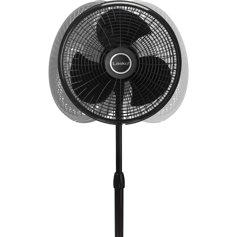 Lasko Adjustable Performance Pedestal Fan, 16", 16 Inch, Black 2527