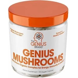 Suplemento Herbal Genius The Brand Melena de León 90 Cápsulas                                                                                         