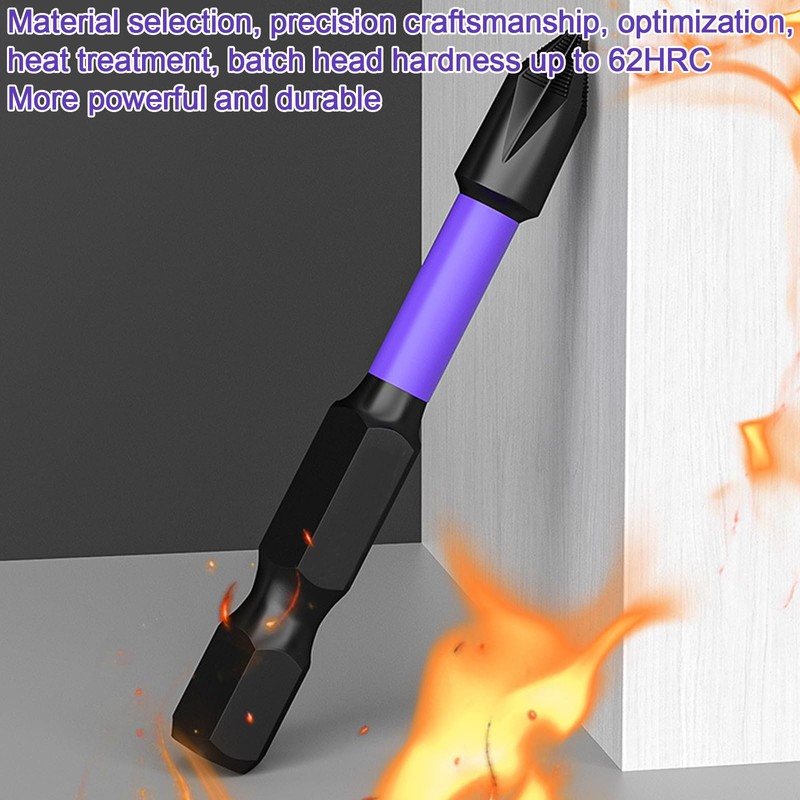 Phillips Driver Bit Set, High Hardness Rustproof Tungsten Steel Magnetic