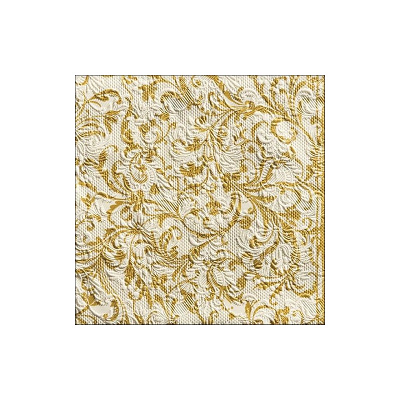 Ambiente Napkins Lunch 33 x 33 cm Elegance Damask Cream