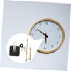 TEHAUX 1set Wall Clock Movement Mechanism Silent Clock Replacement Parts