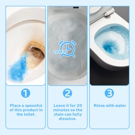 Wind in Hand Foam Toilet Bowl Cleaner: Powerful Foam Action, Deep Cleaning Limescale, No Scrubbing Needed - Safe for All Toilets