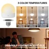 Rechargeable Battery Night Light Bulb: 3000mAh LED Bulb with Remote