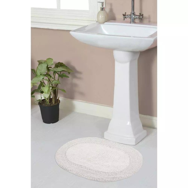 Does not apply Double Ruffle Collection 100% Cotton Bath Rugs