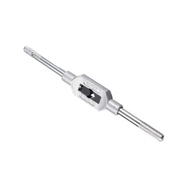 CoCud Tap Wrench Handle, Fit M1-M12 W1/16 to 1/2 Taps Size, Aluminum Alloy & Tool Steel Adjustable Single End Wrench Reamer Tapping Hand Tool - (Applications: for Tapping Operations)