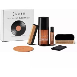 KAIU Vinyl Record Cleaner - LP Discwasher Kit w/Solution