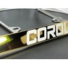 Customized Laser Etched Gold Chrome T304 Stainless Steel License Plate