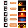 Wireless Remote Control Rear Tail Light USB Charging Bike Turn