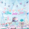 kreat4joy Mermaid 5th Birthday Party Decoration Girl, Dive into Five