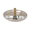 B&P Lamp® Satin Nickel Screw Collar Ribbed Canopy Kits