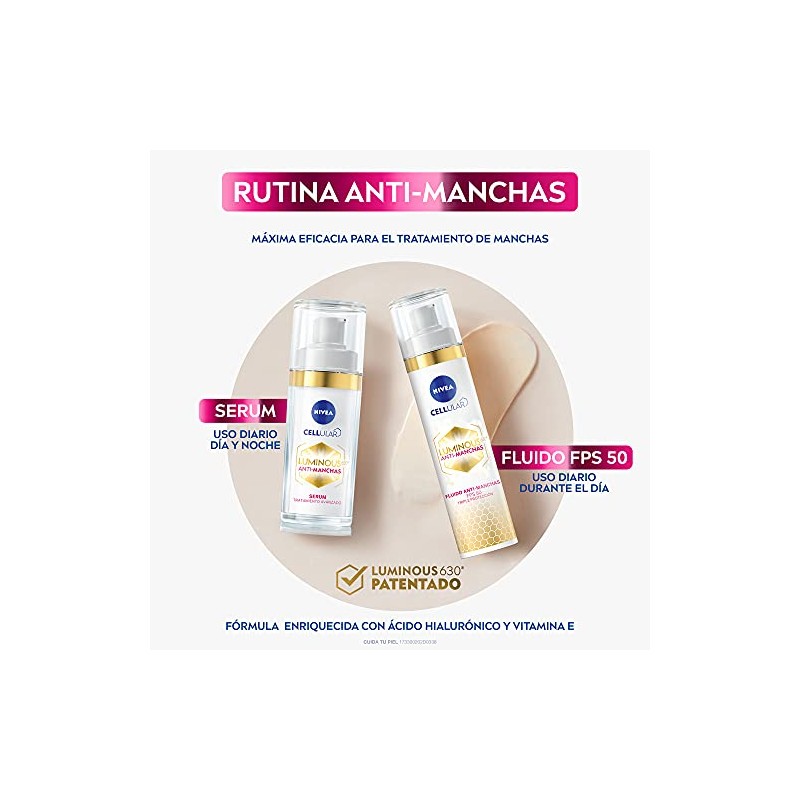 NIVEA Kit nivea luminous 630 serum facial anti-manchas 30ml fluido