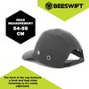 B Brand Safety Baseball Bump Cap Regular, Grey