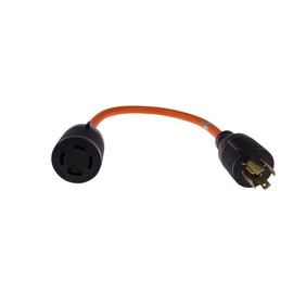 MPI Tools Nema L14-20P to L14-30R Generator Power Cord Pigtail Adapter 4 Wire 12 Gauge 125/250v 18 Inches Long