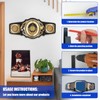 Wrestling Belt Wall Display Holder Compatible with WWE Belts, Wooden
