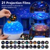 Star Galaxy Projector for Bedroom Decor – 21-in-1 360° Rotating