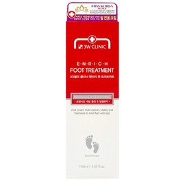 3W클리닉 엔리치 풋 트리트먼트 발전용 크림 100ml 3W Clinic Enrich Foot Treatment Power Cream 100ml