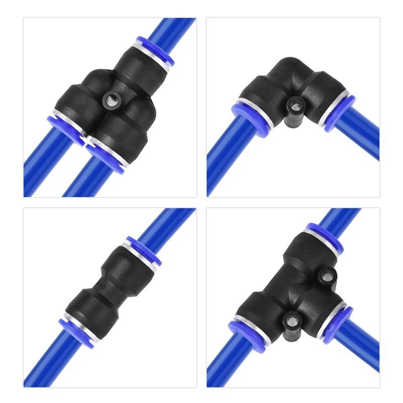 sourcing map Pneumatic 8mm OD Polyurethane PU Air Hose Tubing