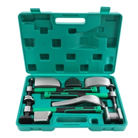 TITIDU 9 Pcs Hand Car Auto Body Work Hammer Fender Tool Set,Dent Crowbar Repair Kit,Repair Tools Car Sheet Metal Shaping Movable Car Body Corrector Kit
