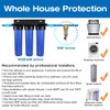 iSpring WSP-50 Reusable Whole House Spin Down Sediment Water Filter,