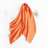 Lastclream Chiffon Square Neck Scarves for Women Handkerchief Retro Satin