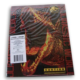 Jurassic World Folders Bundle - Set of Two 3-Hole 2-Pocket Portfolio Folders