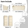 GRANNY SAYS Wicker Hanging Basket, 2 Pack Storage Baskets for