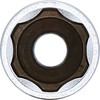BGS 2972" Super Lock Deep Socket, Silver, 1/4" 12 mm