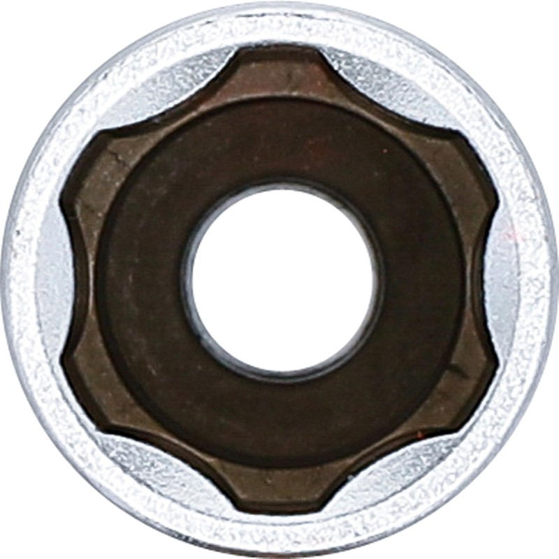 BGS 2972" Super Lock Deep Socket, Silver, 1/4" 12 mm